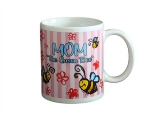 11 Unzen Keramik-Kaffeetasse weiß